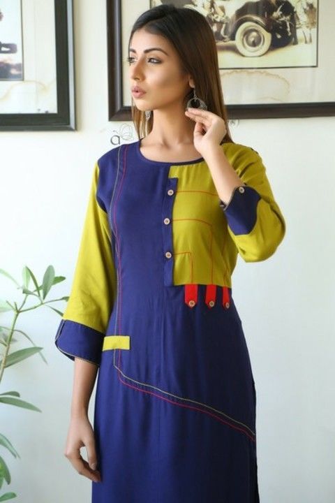Product image with price: Rs. 275, ID: kurti-embroidery-2bdb2f09