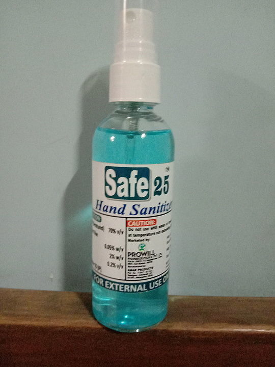 Safe25 Hand Sanitiser spray bottle 100ml uploaded by Triganga  on 8/4/2020