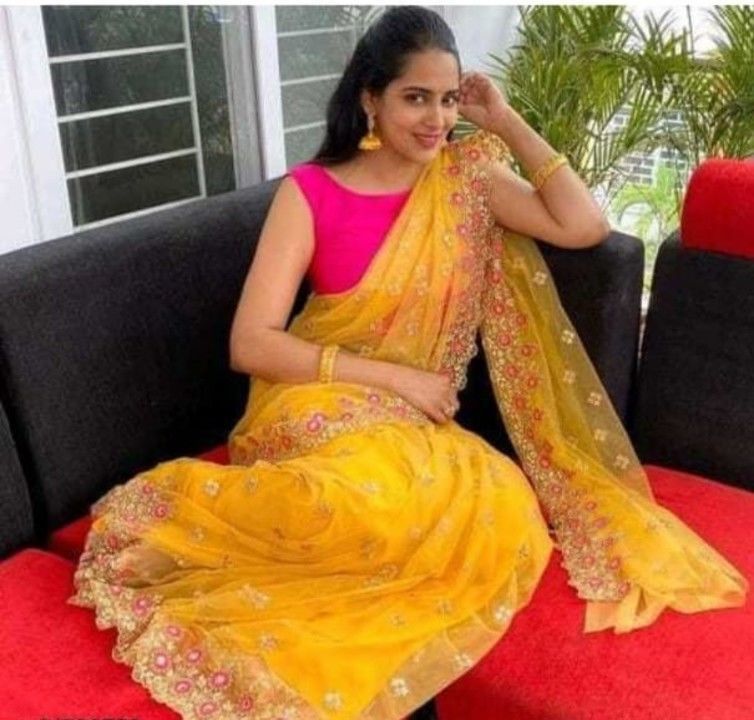 Fancy Mango Bollywood Saree uploaded by business on 5/17/2021