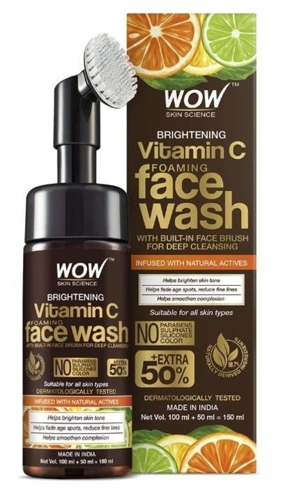 Wow vitamin C facewash uploaded by business on 5/18/2021