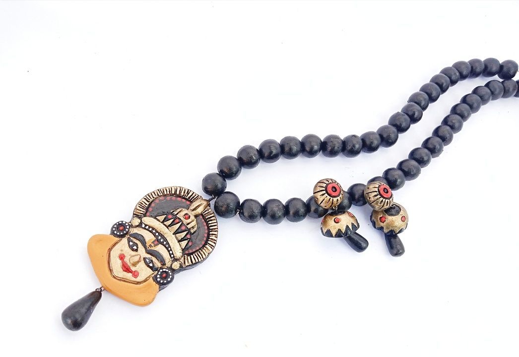 Classic Terracotta Kadhakali necklace uploaded by business on 5/18/2021