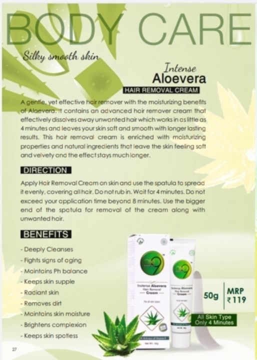 Intense Alovera hair removal cream  uploaded by MI life My style on 5/18/2021
