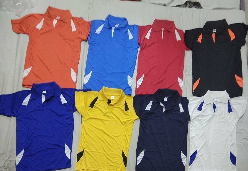 Jersey collar T shirt uploaded by Riddhi Siddhi T-shirt zone  on 8/4/2020