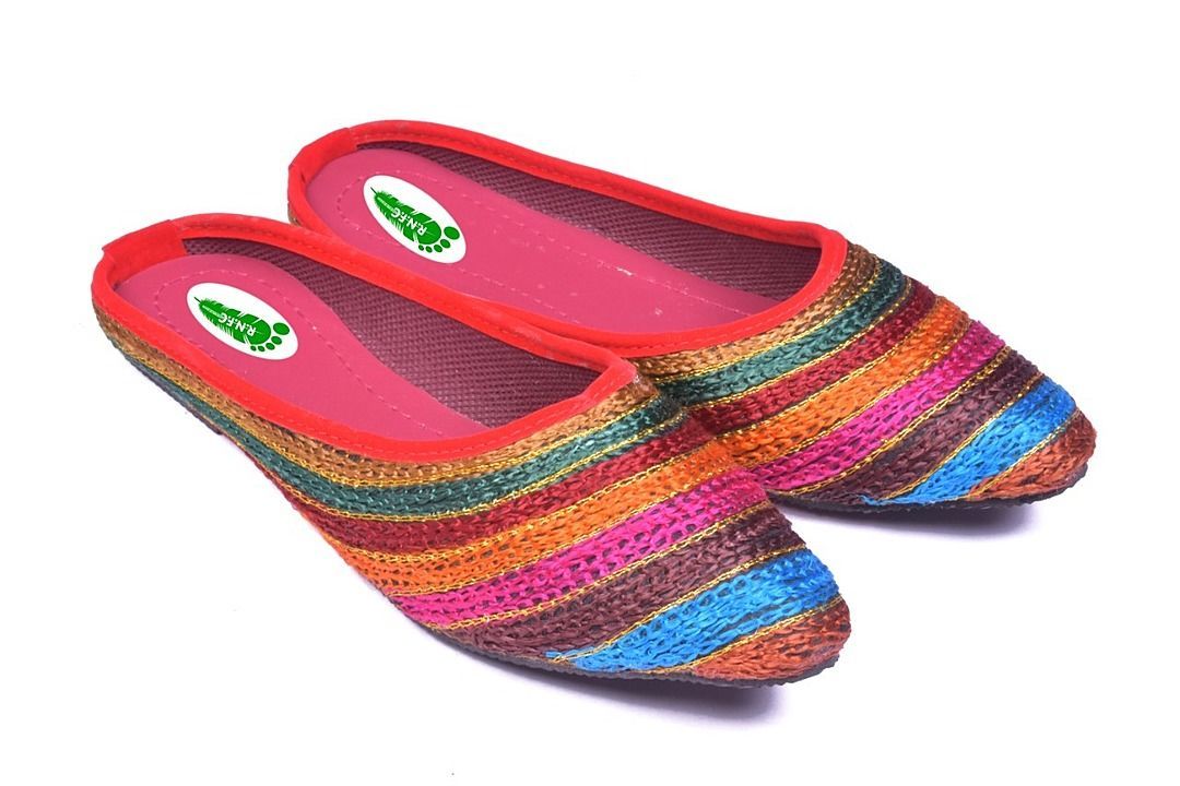 Post image Womem hand embroidery work slippers