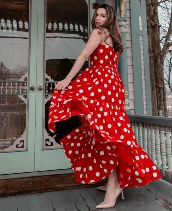 Polka Dot dress uploaded by S4 Elegant Collection on 5/18/2021
