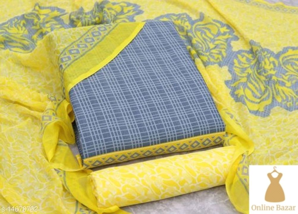 Trendy suite fabrics uploaded by business on 5/18/2021