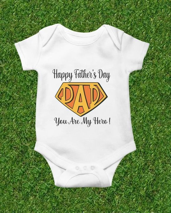 FATHER'S DAY BABY CUSTOMISED ROMPERS uploaded by SimpliBuy Merchandise on 5/18/2021