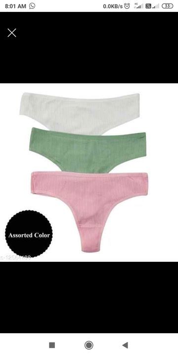 Women's Cotton Brief Combo

 uploaded by All types if fashions on 5/19/2021