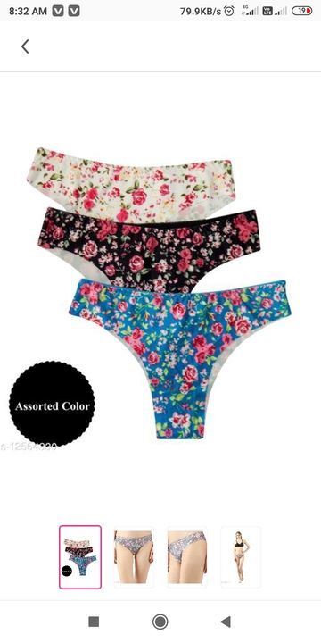Women's Cotton Brief Combo

 uploaded by All types if fashions on 5/19/2021