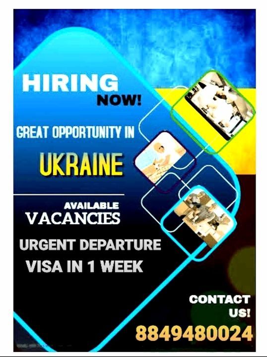 UKRAINE JOB uploaded by business on 5/19/2021