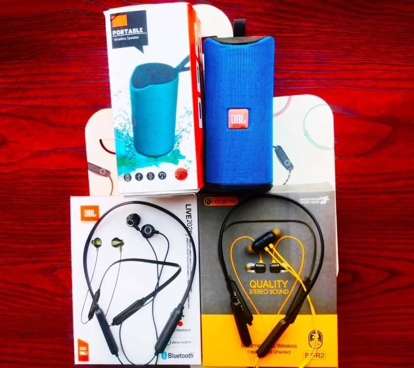3peace combo of speaker and 2 neckband  uploaded by Maruti mens wear on 5/19/2021