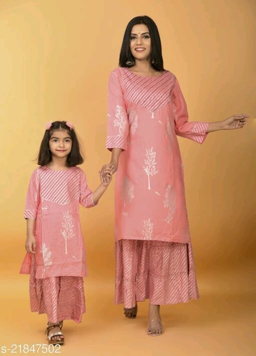 Combo for mother and daughter  uploaded by Ambika collection on 5/19/2021