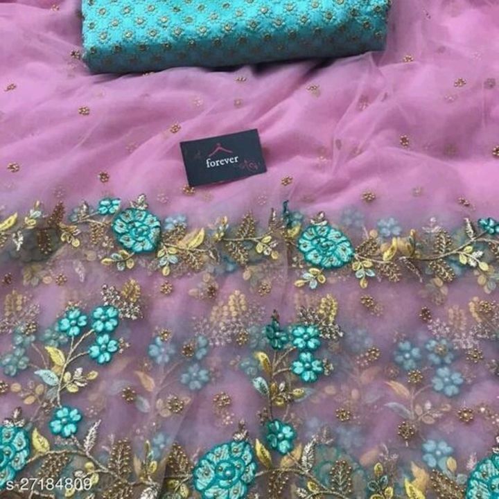 Post image Silk saree with banarasi blouse