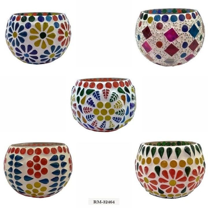 Handcrafted Mosaic Glass Tea Light Holder (Set Of 5)
Product code - RM-32469
Rajasthan craft Mosaic  uploaded by ALLIBABA MART on 5/20/2021