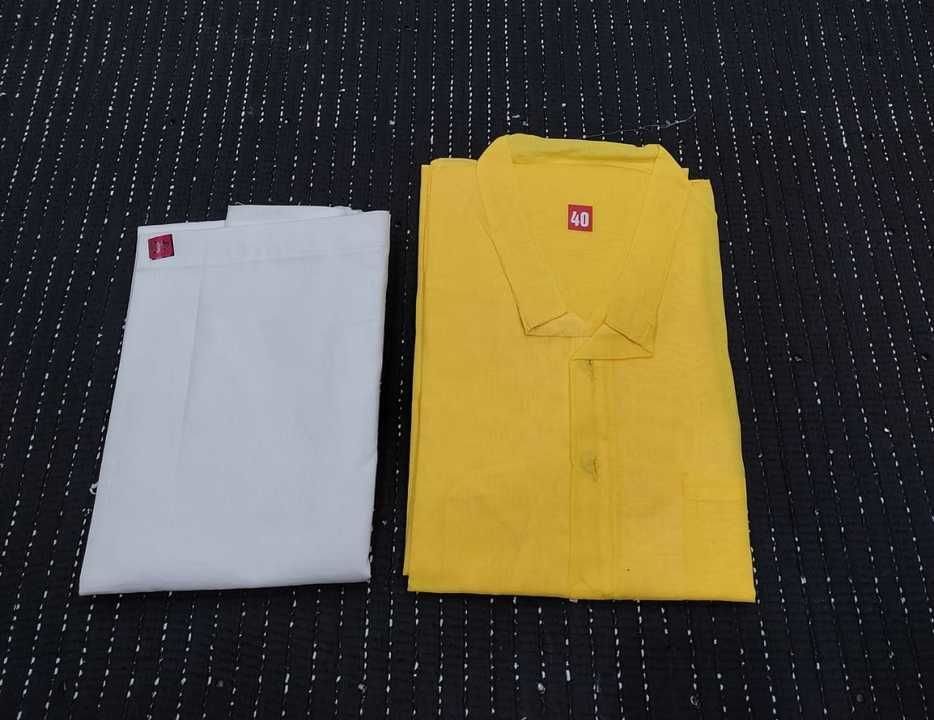 Lcf presents
Mens kurta
With bottom
Selected unique
Colours
Indo cotton fabric kurtas
Pur cotton pai uploaded by Lucknow chikan factory on 5/20/2021