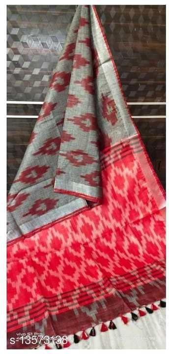 Ekkt cotton febric saree  uploaded by business on 5/20/2021