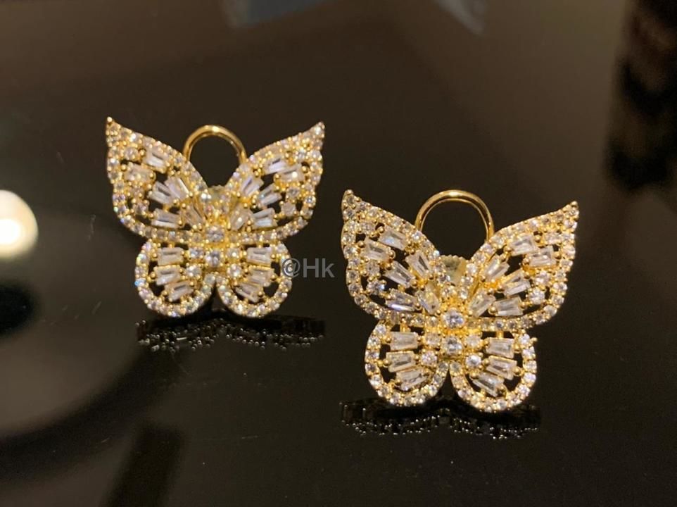 Butterfly earing uploaded by Imitation jewellery on 5/20/2021