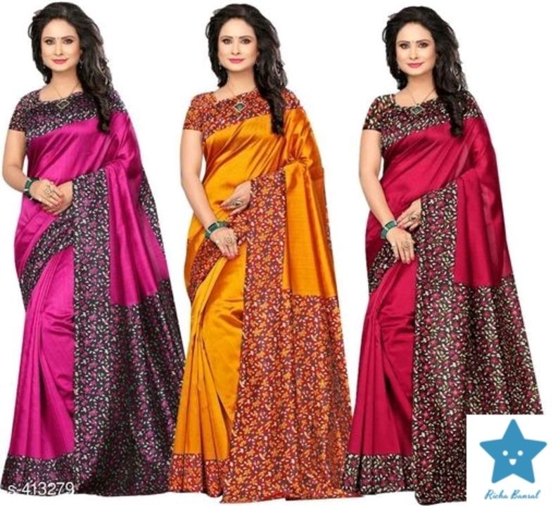 Kushboo Mysore Silk Sarees Combo  uploaded by business on 5/20/2021