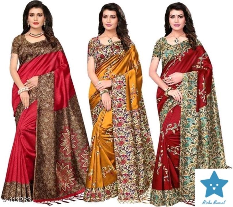 Kushboo Mysore Silk Sarees Combo  uploaded by business on 5/20/2021