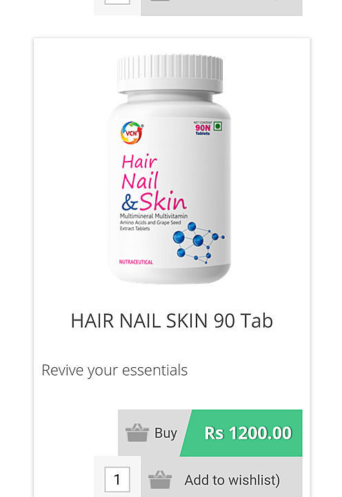 With the help of natural herbs and fruits, this product helps in giving nourishment to hair, nails a uploaded by Falcon marketing pvt Ltd on 8/5/2020