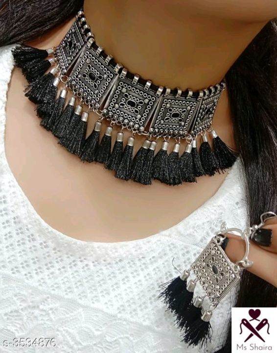 Post image Price -  199 rs   ,free home delivery           
 Catalog Name : Graceful Jewellery Sets Vol 1 
 Base Metal: Alloy
 Sizing: Adjustable
 Multipack: 1
 Type: Necklace and Earrings
  
 Easy Returns Available in Case Of Any Issue
*Proof of Safe Delivery! Click to know on Safety Standards of Delivery Partners- https://ltl.sh/y_nZrAV3