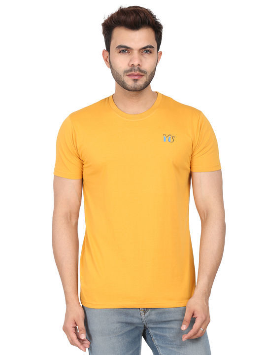 MS Men Solid Yellow Tshirts uploaded by Maanik Super Styles on 5/20/2021