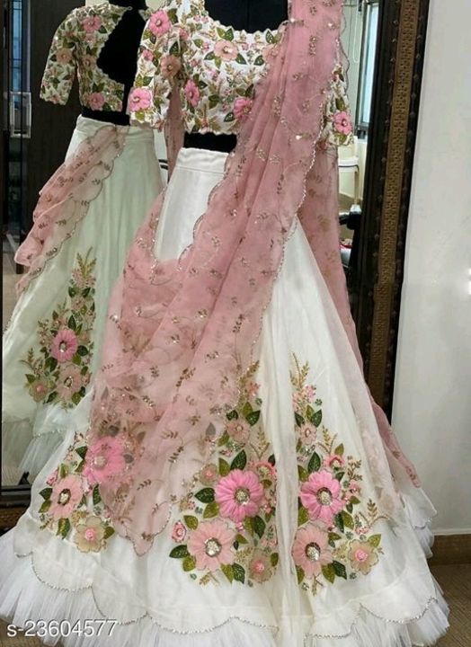 -lehenga with choli and dupatta uploaded by Deep boutique on 5/20/2021