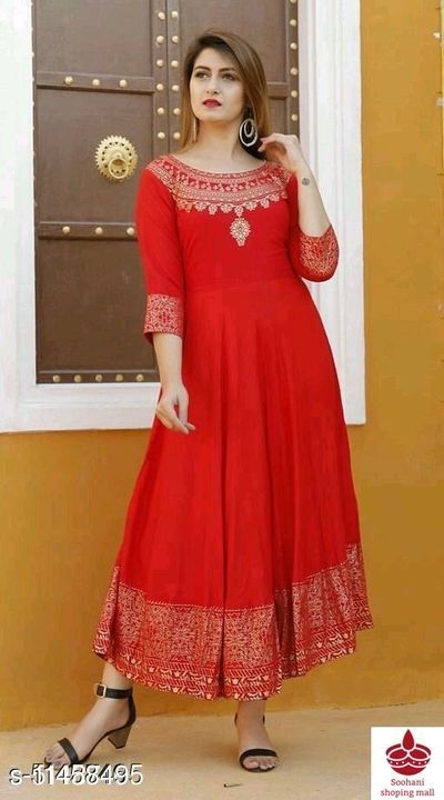 Fancy Anarakali dress uploaded by business on 5/20/2021