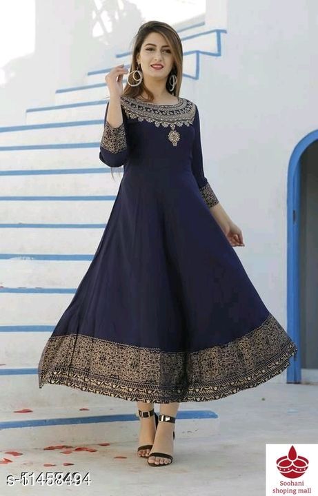 Fancy Anarakali dress uploaded by Garment on 5/20/2021