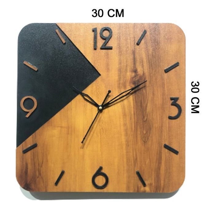 Wooden wall clock uploaded by Sadguru Enterprise on 5/21/2021
