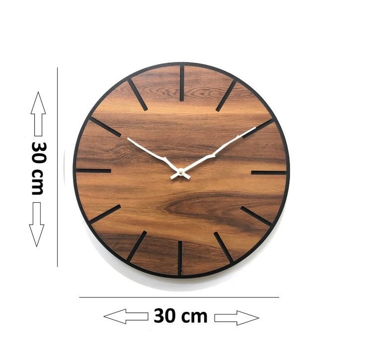 Wooden wall clock uploaded by Sadguru Enterprise on 5/21/2021