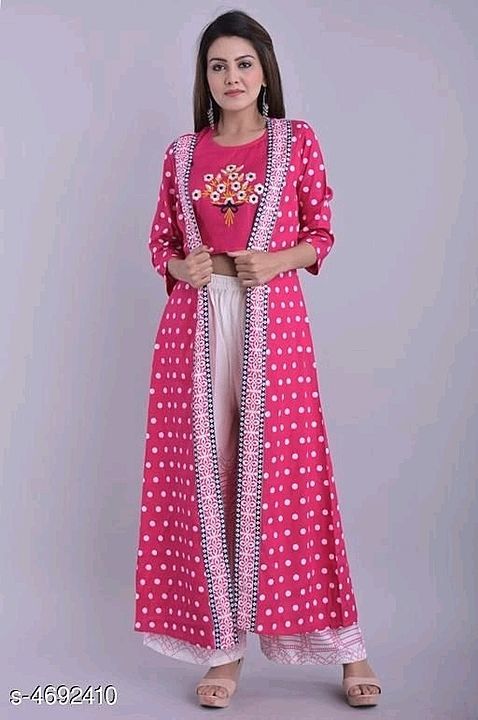 Women's Embroidered Rayon Kurta Set with Palazzos

 uploaded by business on 8/5/2020