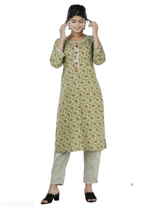 Kurti with Plazzo  uploaded by business on 5/21/2021