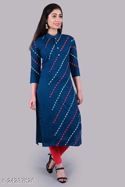 Post image Catalog Name:*Aagyeyi Refined Kurtis*
Fabric: Rayon
Sleeve Length: Long Sleeves
Pattern: Embroidered
Combo of: Single
Sizes:
S, XL, L, XXL, M
Dispatch: 2-3 Days
Easy Returns Available In Case Of Any Issue
*Proof of Safe Delivery! Click to know on Safety Standards of Delivery Partners- https://ltl.sh/y_nZrAV3
Price 500