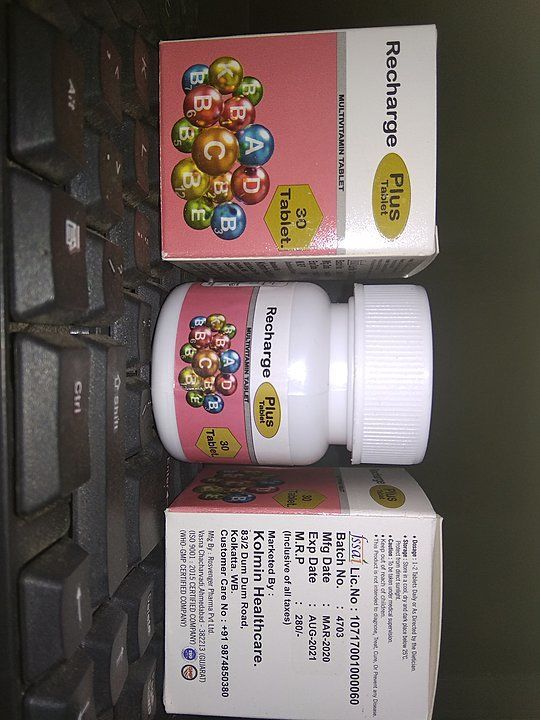 Recharge plus Tablet (Multivitamin & immunity booster Tablet) uploaded by business on 8/5/2020