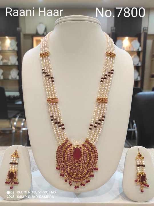 Post image Hyderabadi pearls jewellery with guaranteed certificate.