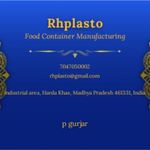 Business logo of Rh plasto plastic food container