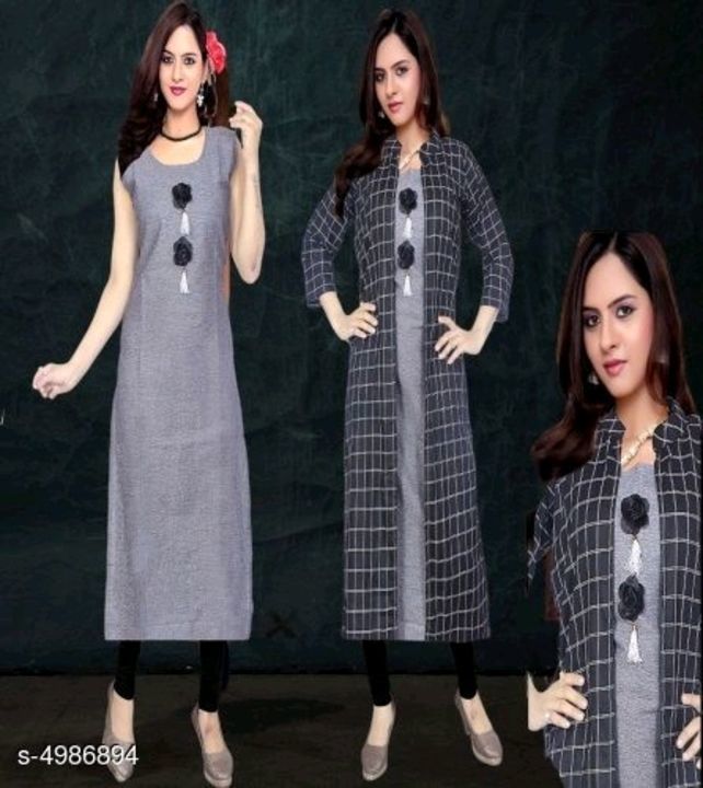 Simplicity is beautiful, adorn these  Women's Kurtis . Stay Beautiful always!_ uploaded by GAGANASRI ENTERPRISES on 5/21/2021