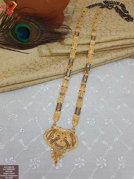 Forming mangalsutra uploaded by Shambhavi collection on 8/5/2020