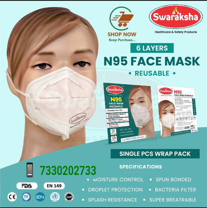 N 95 Mask 6 Layers  uploaded by business on 5/22/2021