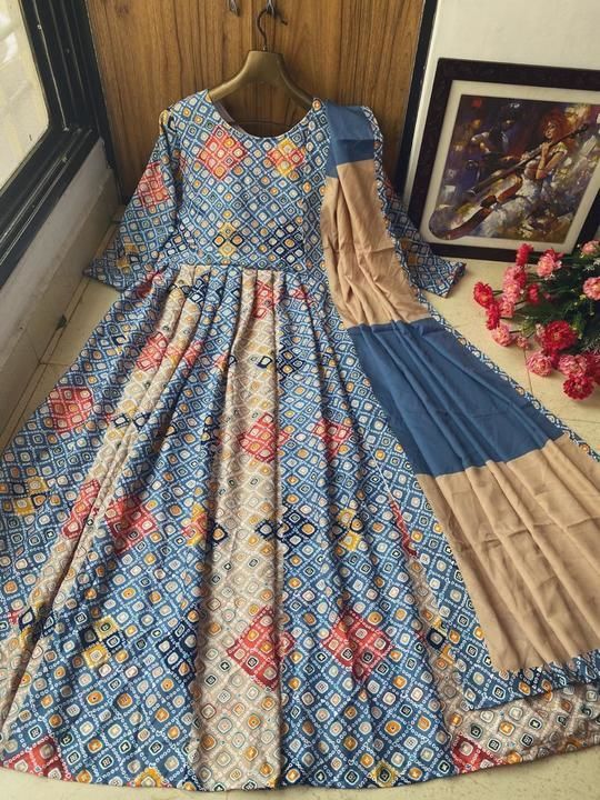 Designer Anarkali Gown uploaded by Sadiya Enterprises on 5/22/2021