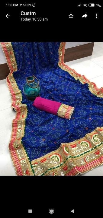 Post image मुझे Sari की 1 Pieces चाहिए।
मुझे जो प्रोडक्ट चाहिए नीचे उसकी सैंपल फोटो डाली हैं।