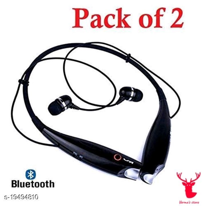 Post image price- 550
Free delivery with cod 
7 days return offer
Checkout this hot &amp; latest Bluetooth Headphones &amp; Earphones
buy 1get 1 free hbs-730 wireless neckband bluetooth headset
Product Name: buy 1get 1 free hbs-730 wireless neckband bluetooth headset
Material: ABS Plastic
Product Type: Neckband
Compatibility: All Smartphones
Multipack: 2
Color: Assorted
Mic: Yes
Bluetooth Version: 5.0
Charging Type: Micro USB
Battery Charge Time: 1 Hour
Battery Backup: 10 Hours
Frequency: 40 Hz
Control Button: Yes
Dynamic Driver: 10 mm
Noise Cancelling: No

Sizes: 
Free Size

Country of Origin: India
Sizes Available - Free Size
*Proof of Safe Delivery! Click to know on Safety Standards of Delivery Partners- https://ltl.sh/y_nZrAV3