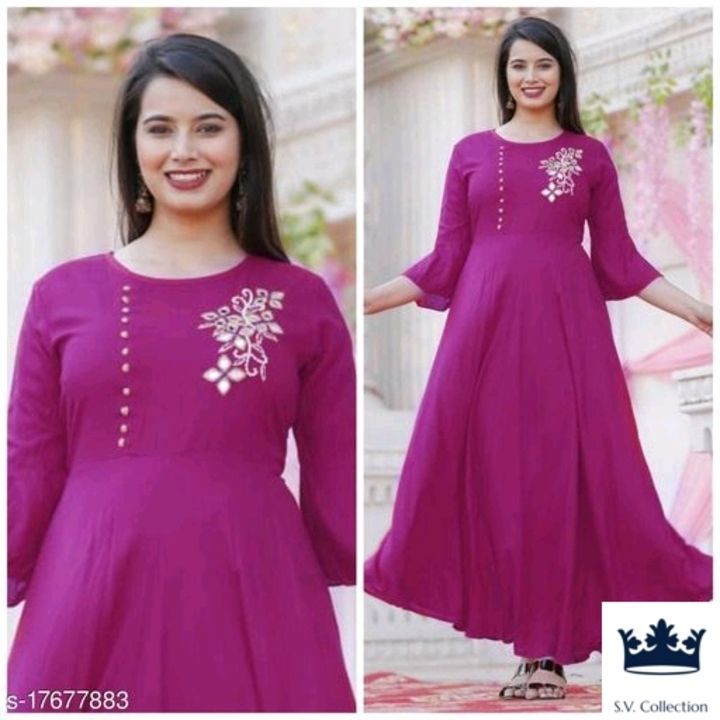 Floor length kurti uploaded by business on 5/22/2021