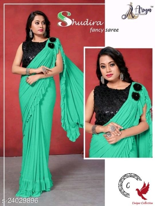 Designer saree uploaded by Unique collection on 5/22/2021