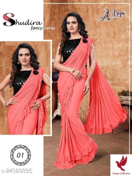 Designer saree uploaded by Unique collection on 5/22/2021