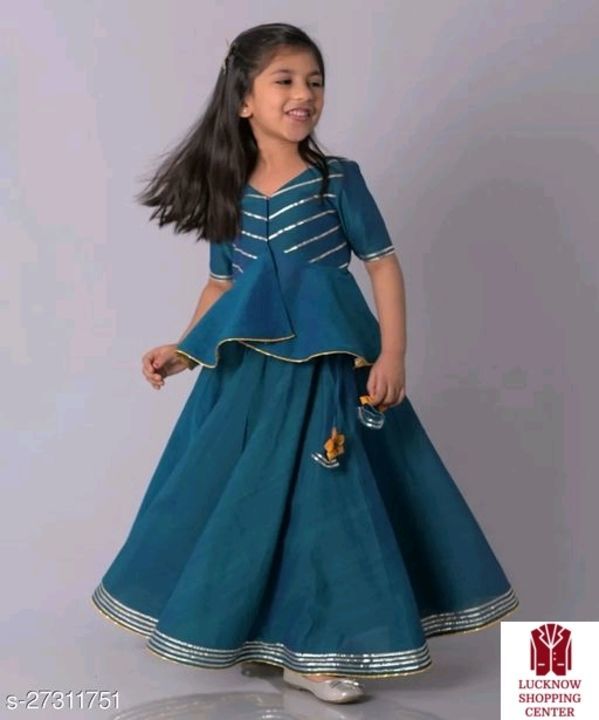 Girls Ethnic Cotton Blend Gowns uploaded by business on 5/22/2021