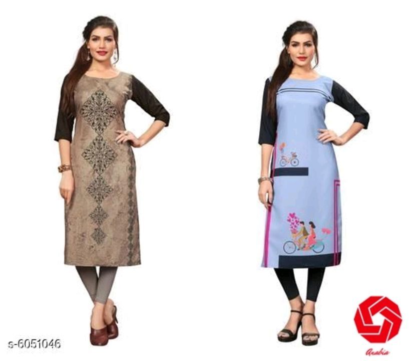 Catalog Name:*Aagyeyi Attractive Kurtis*
Fabric: Crepe
Sleeve Length: Three-Quarter Sleeves
Pattern: uploaded by Taj shop on 5/22/2021