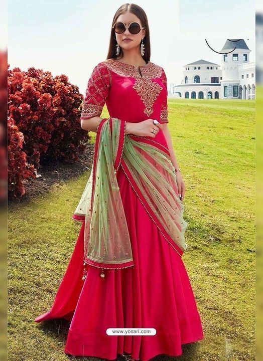 EMBRIODRY WORK GOWN WITH DUPATTA uploaded by business on 5/23/2021