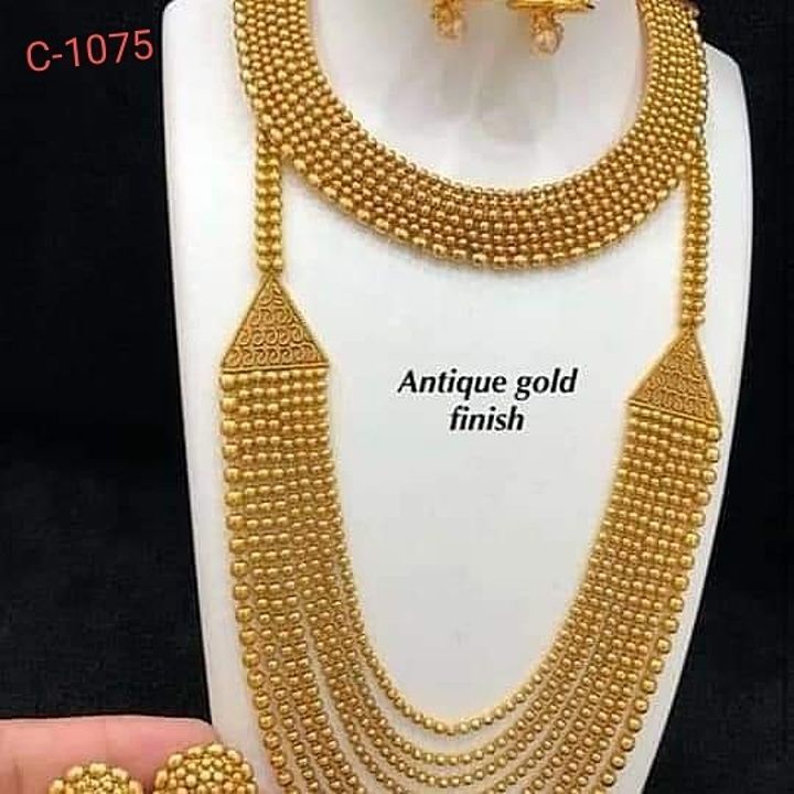 Gold coating neckpiece & horam uploaded by business on 8/6/2020